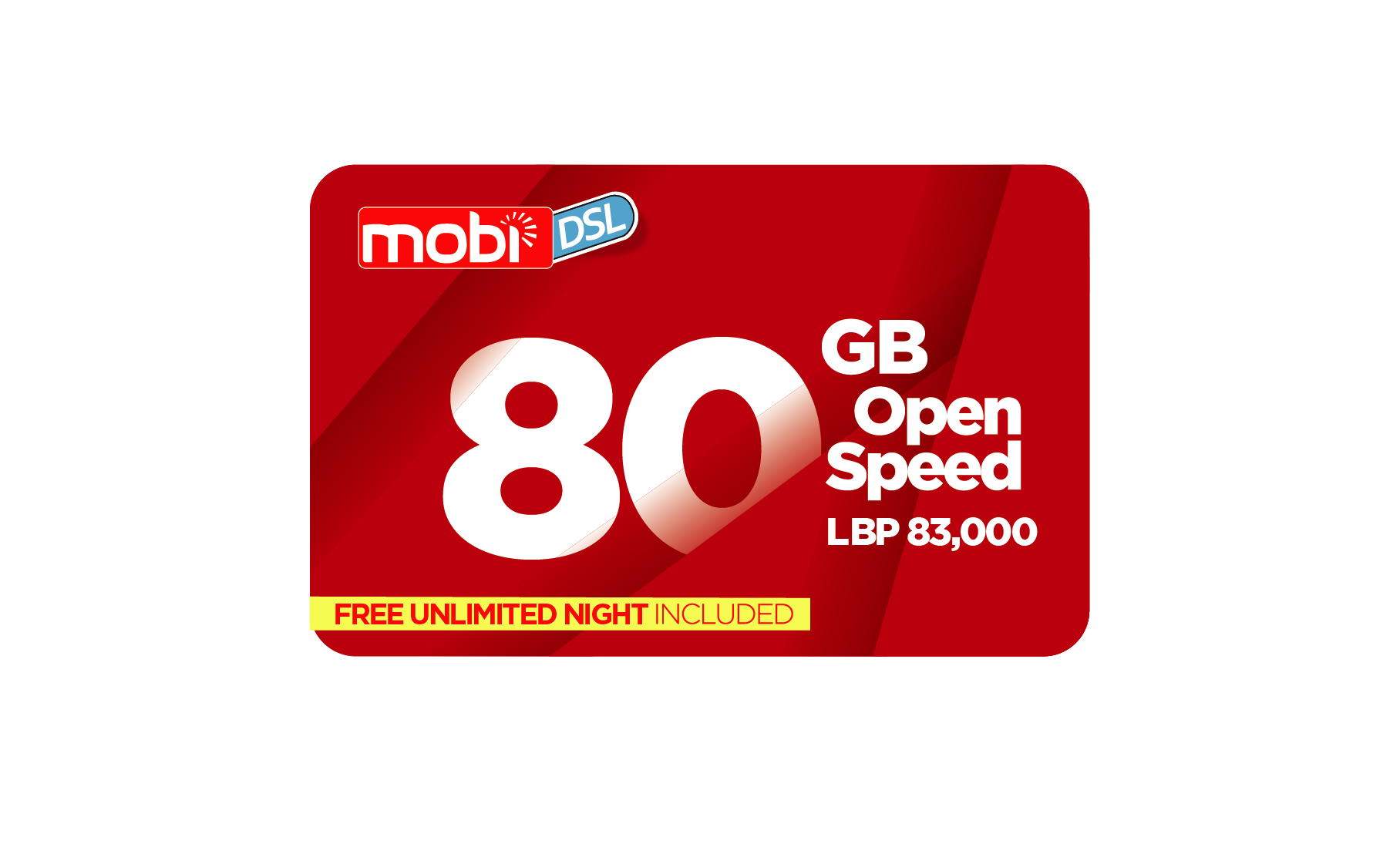 MOBI DSL O/S 80GB FNQ
